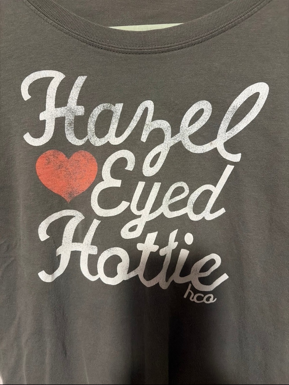 Hollister Hazel Eyed Hottie Graphic T-Shirt y2k